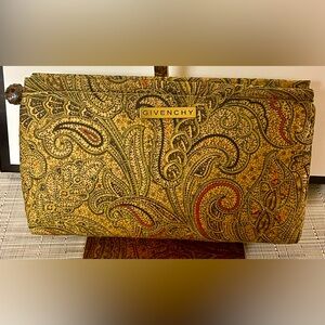 Givenchy - Paisley Embroidered Clutch W/ Crystal Zipper Pull | Like New - VTG